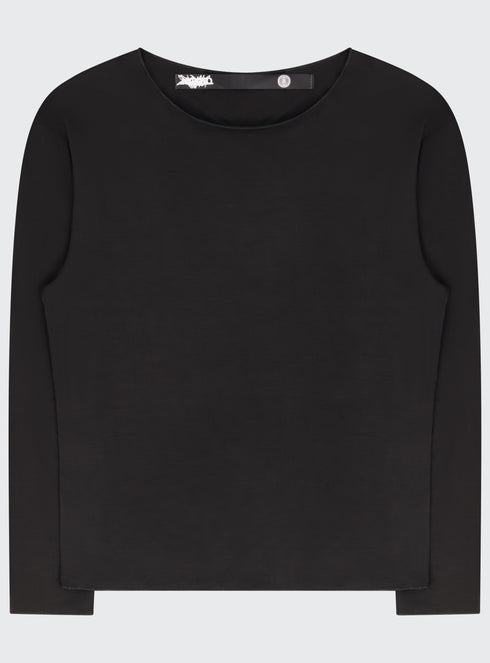 Feather LS Shirt Black - M120810HYB